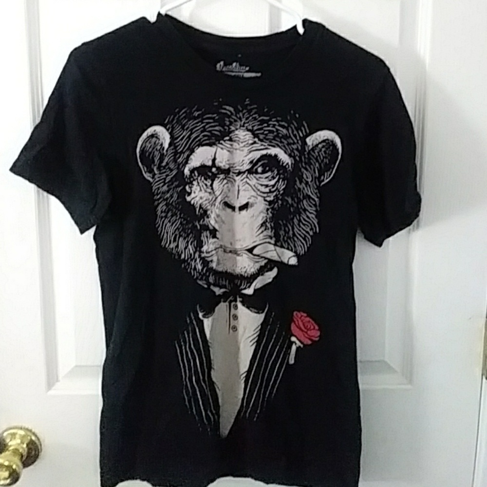 Threadless Monkey Business Graphic Tee Shirt